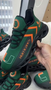 Miami Hurricanes  Sneakers - Picture 1 of 4