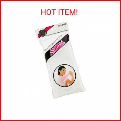 Paño/toalla de baño Salux de nailon japonés belleza piel - blanco Foto 1 de 2