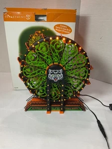 Dept 56 53208 Halloween Scaredy Cat Ferris Wheel - Lights & Sound - No Movement - Picture 1 of 7