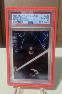 2024 Topps Star Wars Galaxy DARTH SIDIOUS *ARTE DE LOS SITH* clasificación PSA 10 pop 3 - Imagen 1 de 4