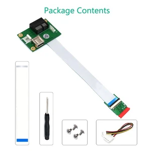 NEW Mini PCI-E to PCI-E 1X Express Riser Extender Adapter Card with FPC Cable - Picture 1 of 6