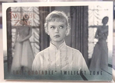Twilight Zone Series 4 inserção cotável Q5 Anne Francis/Marsha branco 2005  - Imagem 1 de 2
