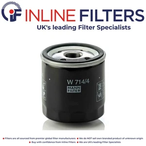 Tamaño del filtro de aceite - 79 x 76/71 x 62 mm M20 x 1,5 - Mann W 714/4 - Imagen 1 de 1