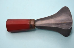 MCM Vintage BAKELITE Corona Hand Held STAR CHOPPER red Bakelite Handle - Picture 1 of 4