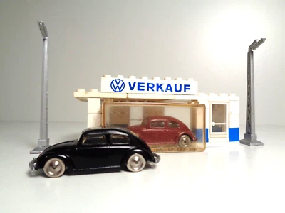 VINTAGE LEGO System 307 1307 1957 VW Verkauf komplett Original Bauanleitung repl - Bild 1 von 4