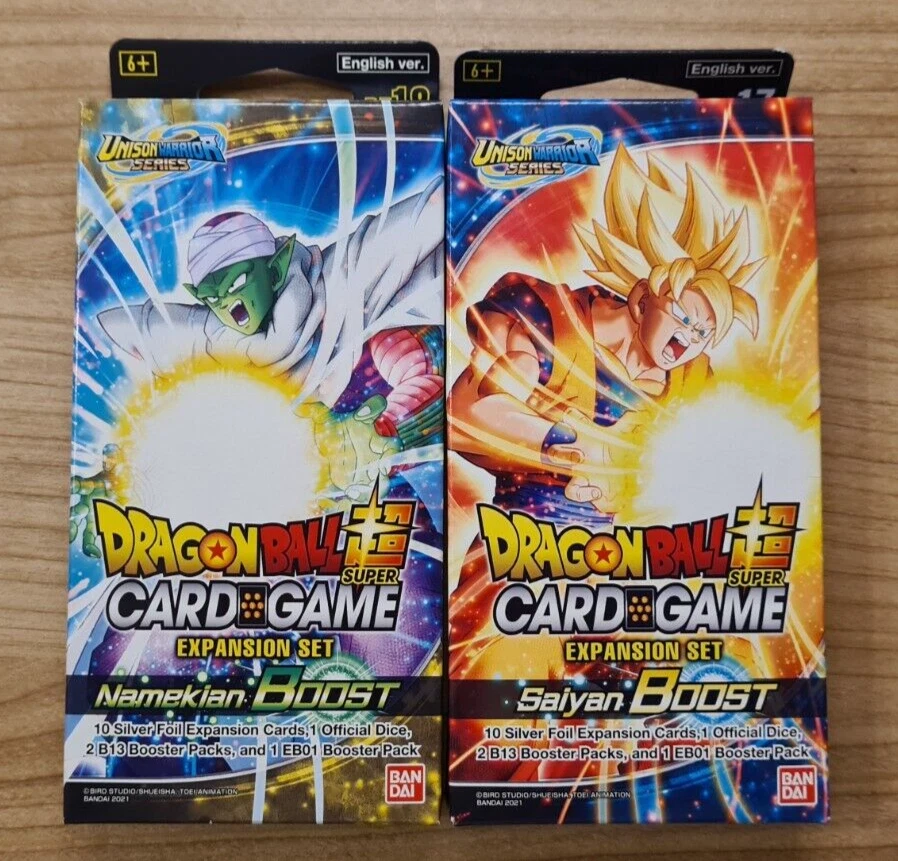 Namekian Boost und Saiyan Boost Dragonball Super Card Game Expansion Set Bandai - Bild 1 von 1