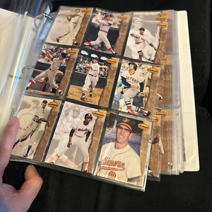 1994 TED WILLIAMS BASEBALL CARD COMPANY Set completo carte collezionabili #1-160 - Foto 1 di 11