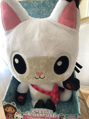 Peluche Gabby's Dollhouse Talking Pandy Paws con sonidos musicales y frases 13" nuevo Foto 1 de 4