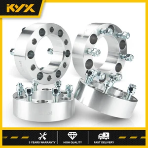 4PCS 2" Wheel Spacers 6X5.5 to 6x5.5 M12x1.25 For Nissan Titan 2004-2022 - Picture 1 of 9