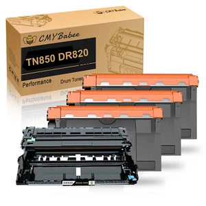 Lote combinado de tóner TN850 o batería DR820 HY para Brother MFC-L5850DW L6800DW L5700DW - Imagen 1 de 17