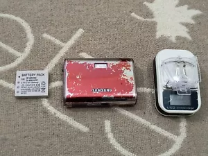 Samsung I70 7.2MP Slider Digital Camera - Red Fully Working Great Shape - Picture 1 of 18