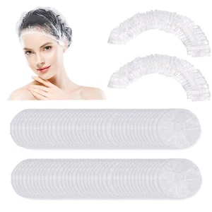 150 PCS Upgrade Disposable Shower Caps. Waterproof Hair Bath Caps. Thickening... - Picture 1 of 7