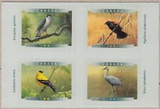 HAWK, FINCH, CRANE, BLACK BIRD = Block of 4 from BKLT Canada 1999 #1774-1777 MNH