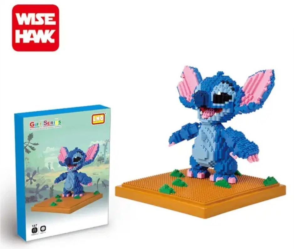 Stitch 3D Puzzle Micro Building Blocks DIY - Image 1 of 2