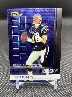 2002 Topps Finest Tom Brady "2nd year" #50 - Image 1 of 3