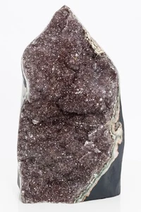 Racimo de cristal amatista arco iris catedral geoda decoración rara 8,57 libras H01781 - Imagen 1 de 14