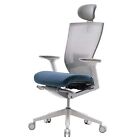  Chaise de bureau ergonomique T50 : chaise de bureau à domicile haute performance avec bleu