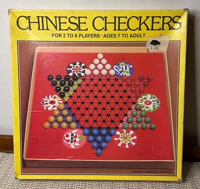 VTG Western Publishing Co Board Game - Chinese Checkers (1981) Box Fair - Image 1 of 4