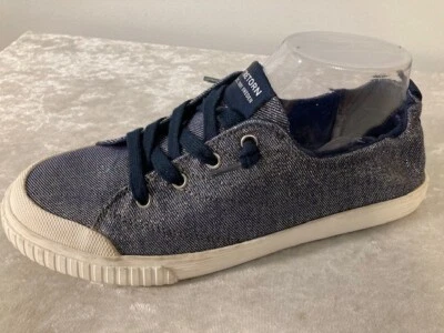 Zapatillas deportivas TRETORN para mujer talla 8,5 brillo sin cordones azul marino Foto 1 de 4