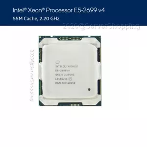 SR2JS Intel Xeon E5-2699v4 SR2JS 2.2GHz 22-Core FCLGA2011 145W Max Turbo 3.60GHz - Picture 1 of 4