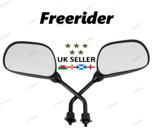 COPPIA SPECCHIETTI RETROVISORI FREERIDER MOBILITÀ SCOOTER - Foto 1 di 2