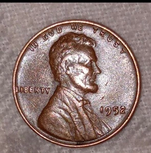 1952 Cent Penny Proof Errors- Double L ON RIM, Die Chip IN LEAF. - Picture 1 of 2