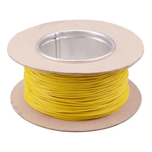 Tri Rated Cable Automotive Car Van Auto Loom 0.5mm Yellow Cable Marine Panel - Picture 1 of 1