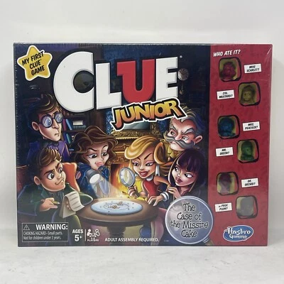 Clue Junior Board Game The Case Of The Missing Cake Hasbro Gaming NEW Sealed - Image 1 of 4