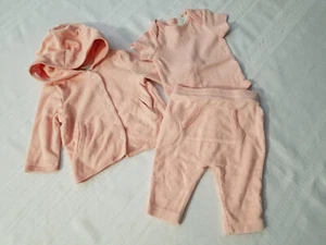 GYMBOREE New Arrivals Butterfly Dreams Hooded Jacket Pants Outfit 0-3 Month NWT - Picture 1 of 8