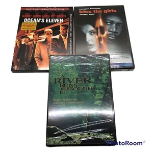 Kiss the Girls DVD Lot Ocean’s Eleven A River Runs Through It Set Of Three DVDs - Picture 1 of 14