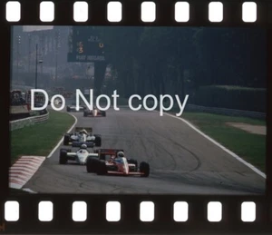 HAAS LOLA THL2 ALAN JONES ITALIAN GP 1986 35MM NEGATIVE PHOTOGRAPH FOTO - Picture 1 of 2