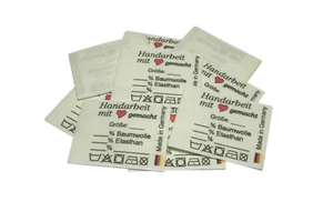 10 Textiletiketten Universal sandfarben - Bild 1 von 1