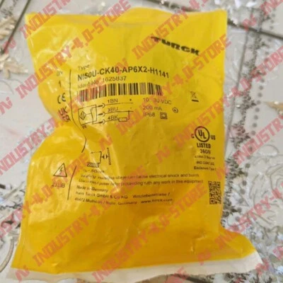 1PCS New TURCK NI50-CK40-AP6X2-H1141 Proximity Switch Sensor - Image 1 of 3