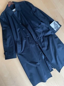 Men Navy London Fog Trench coat - Perfect, Gorgeous - Open box with Tags - Picture 1 of 1