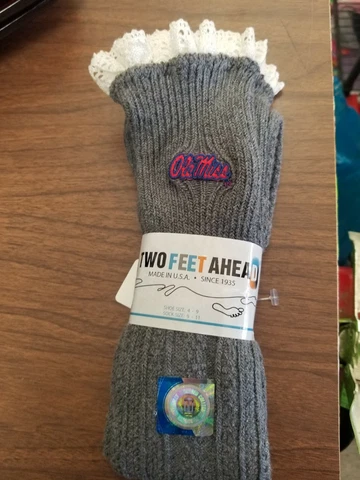 Two Feet Ahead Ole Miss Socks Cover
