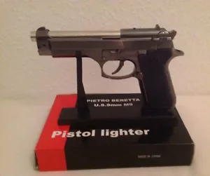 Feuerzeug Pistole Beretta Deko Replica 1 zu 1 Sturmfeuerzeug NEU&OVP!! - Bild 1 von 5