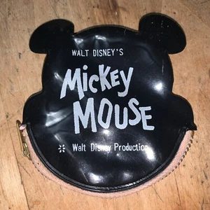 1960 Vintage Mickey Mouse Change Purse with Blinking Eyes MCM Hong Kong By Devon - Picture 1 of 9