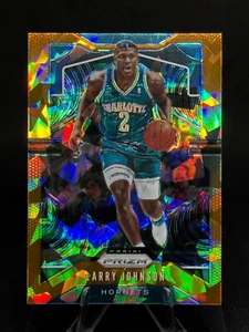 Larry Johnson 2019-20 Panini Prizm Orange Ice #15 Charlotte Hornets - Imagen 1 de 2