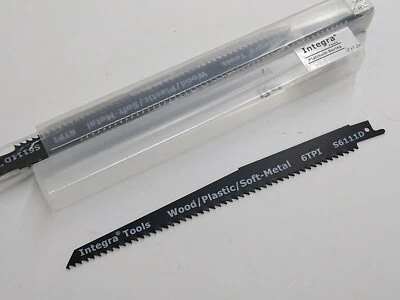 Reciprocating Saw Blades Wood Nails Demolition 9" x 6TPI  (4 pcs) - Image 1 of 3