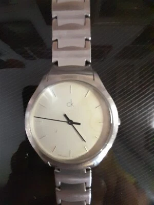 OROLOGIO DA POLSO ck  fine anni 90-inizio 2000-FUNZIONANTE - Immagine 1 di 4