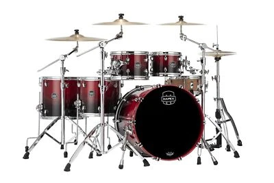Kit de batería Mapex Saturn Scarlet Fade Studioease carcasas 22/10/12/14/16 distribuidor auténtico Foto 1 de 4