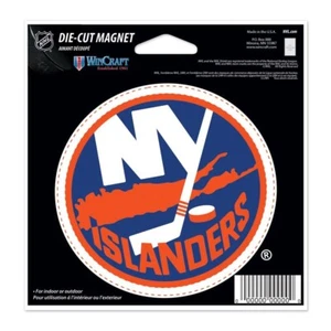 NHL New York islanders 4 inch Auto Magnet Die-Cut by WinCraft - Picture 1 of 1