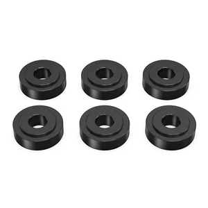 Black Solid Aluminium Shifter Bracket Bushings For VW 02A 02J 02M 02Q Gearboxes - Picture 1 of 10