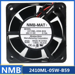 NMB 2410ML-05W-B59 24V 0.13A 60*60*25 3-wire Frequency Converter Cooling Fan - Picture 1 of 3