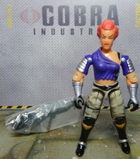 GI JOE ~  2004 DREADNOK ZARANA ~ SEALED WEAPONS ~ RAMPAGE JOECON DREADHEAD 1986