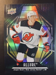 2022-23 Upper Deck Allure Hockey Black Rainbow #16 Jesper Bratt - NJ Devils