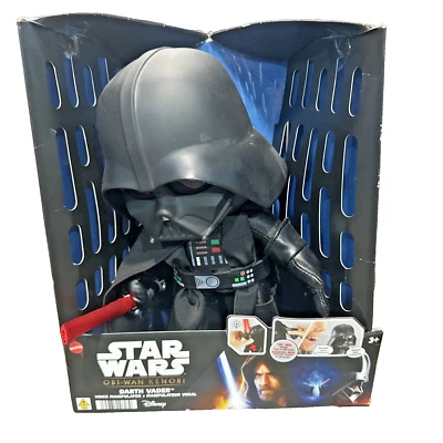 Manipulador de voz Star Wars Obi Wan Kenobi Darth Vader 11" ¡NUEVO EN CAJA! ¡Sable iluminado!! Foto 1 de 4