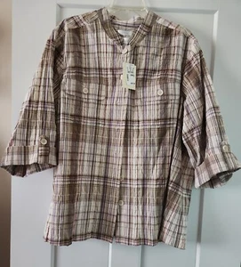 CJ Banks Blouse Top, Women's Plus Size 3X, NWT - Picture 1 of 11