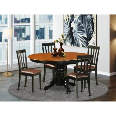 Dining  set  -  5  Pcs  with  4  Wooden  Chairs - Image 1 of 4