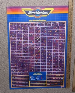 Póster original 1990 Galoob Micro Machines Colecciones Correo en Club de fans - Imagen 1 de 3